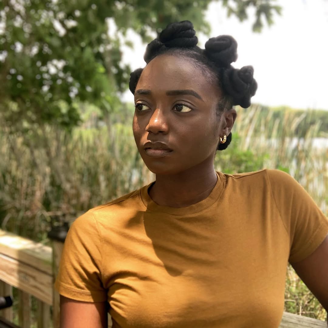 Chic Bantu Knots Updo For 4C Hair