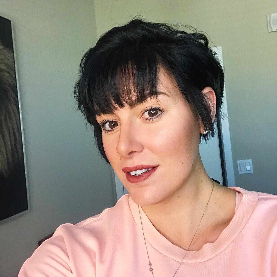 Chic Short Pixie With Textured Bangs