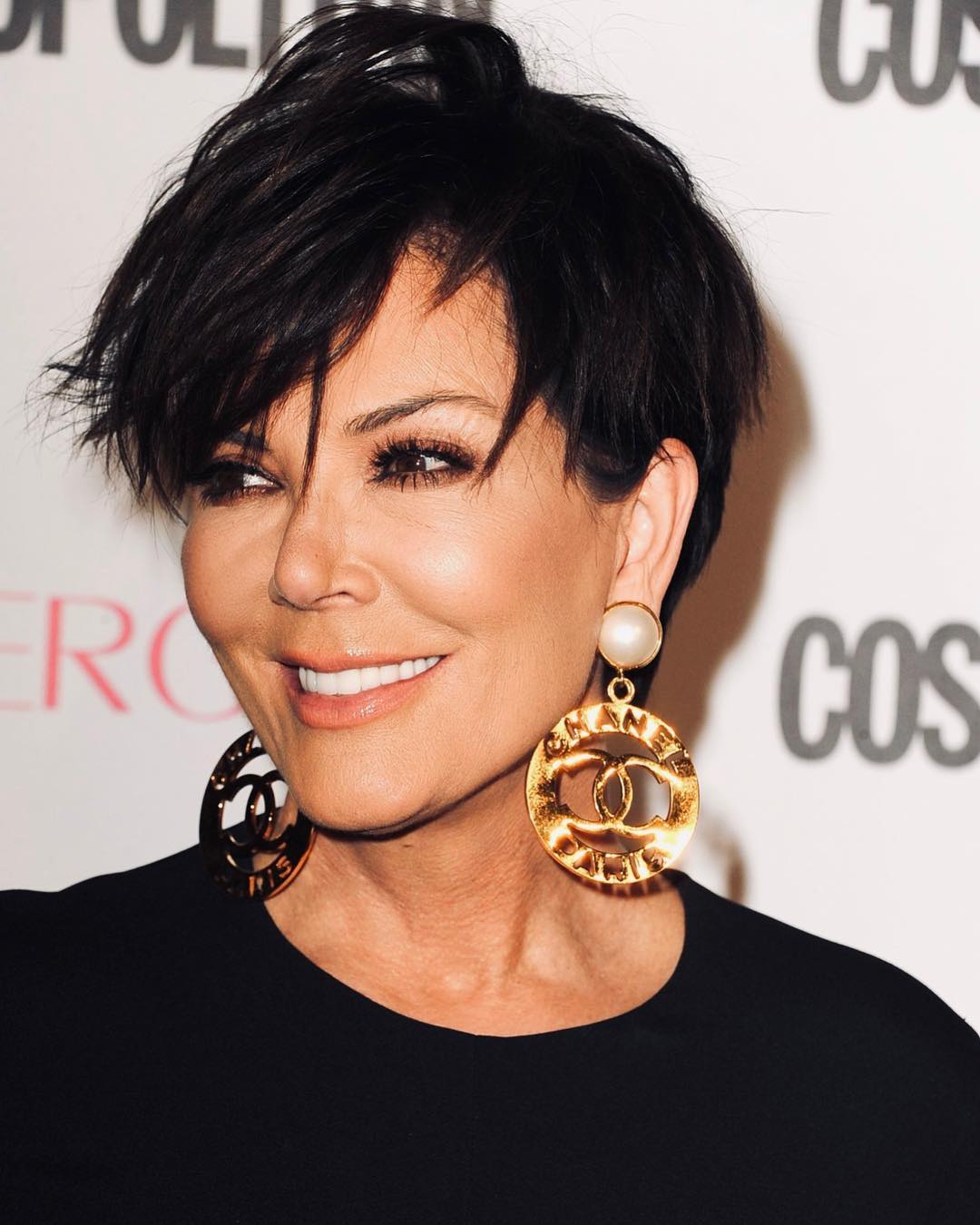 Choppy Dark Pixie With Textured Side Bangs