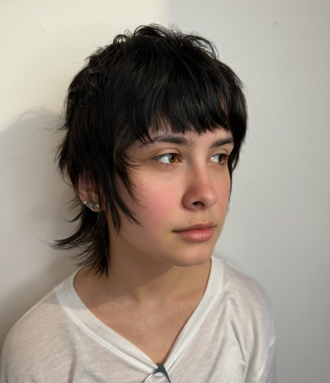 Choppy Pixie Shag With Wispy Bangs