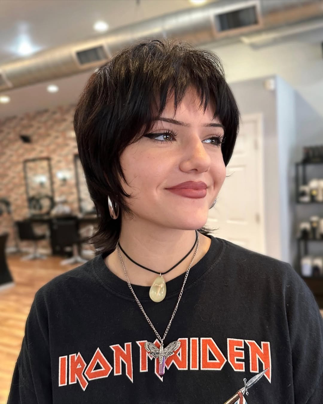 Choppy Shag with Wispy Fringe for Rock Vibes
