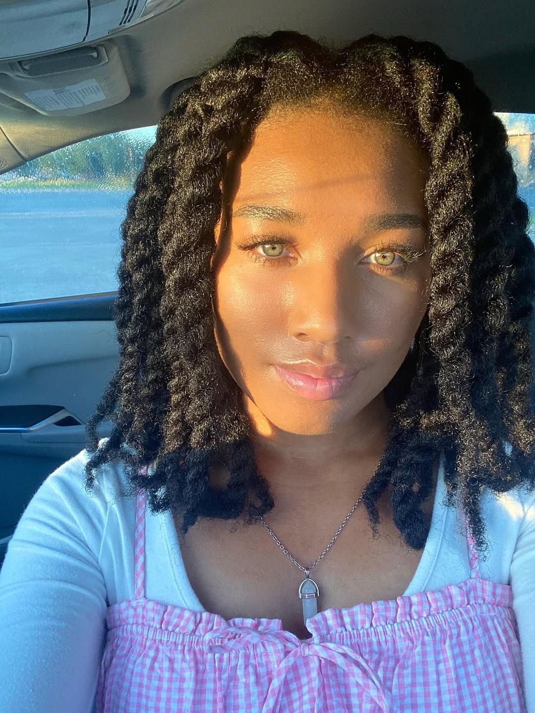 Chunky Shoulder-Length Coil Twists