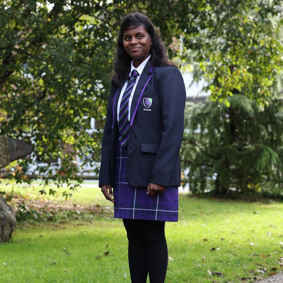 Classic Tartan Skirt And Blazer School Uniform
