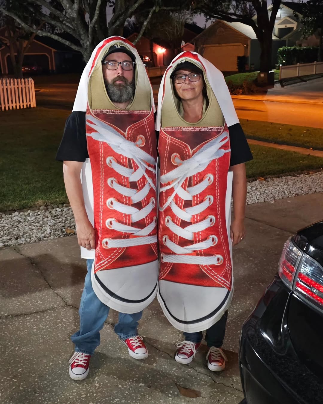Couple's Matching High-Top Sneaker Halloween Costume