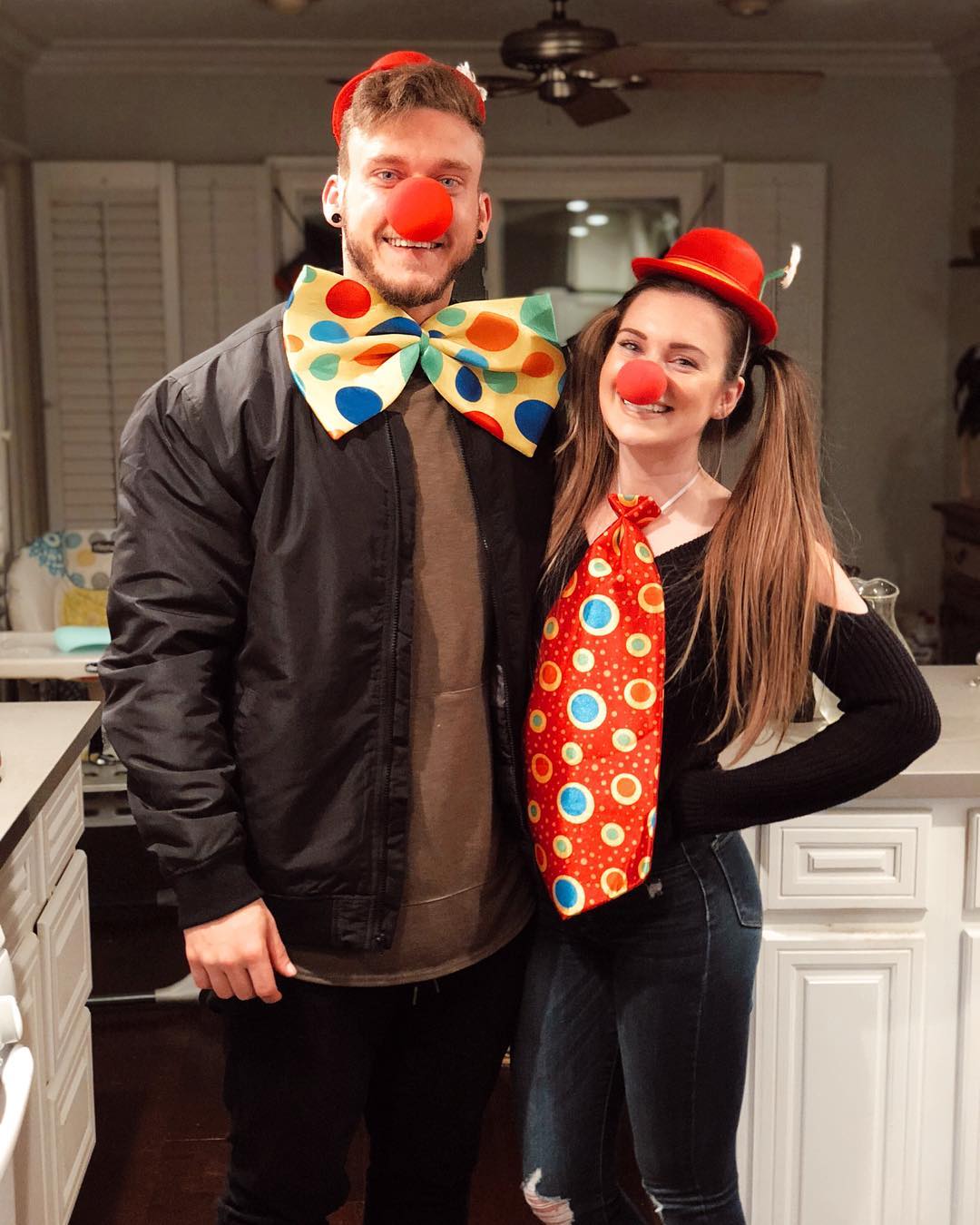 Couples Quirky Clown Halloween Costume