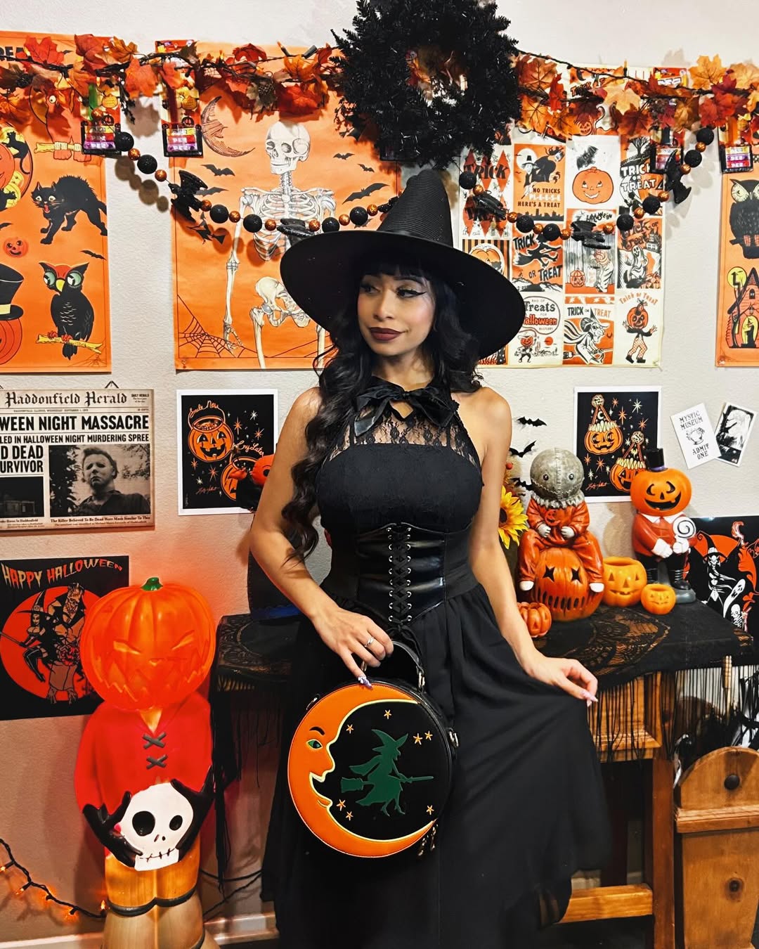 Dark Romance Witchy Halloween Costume Look