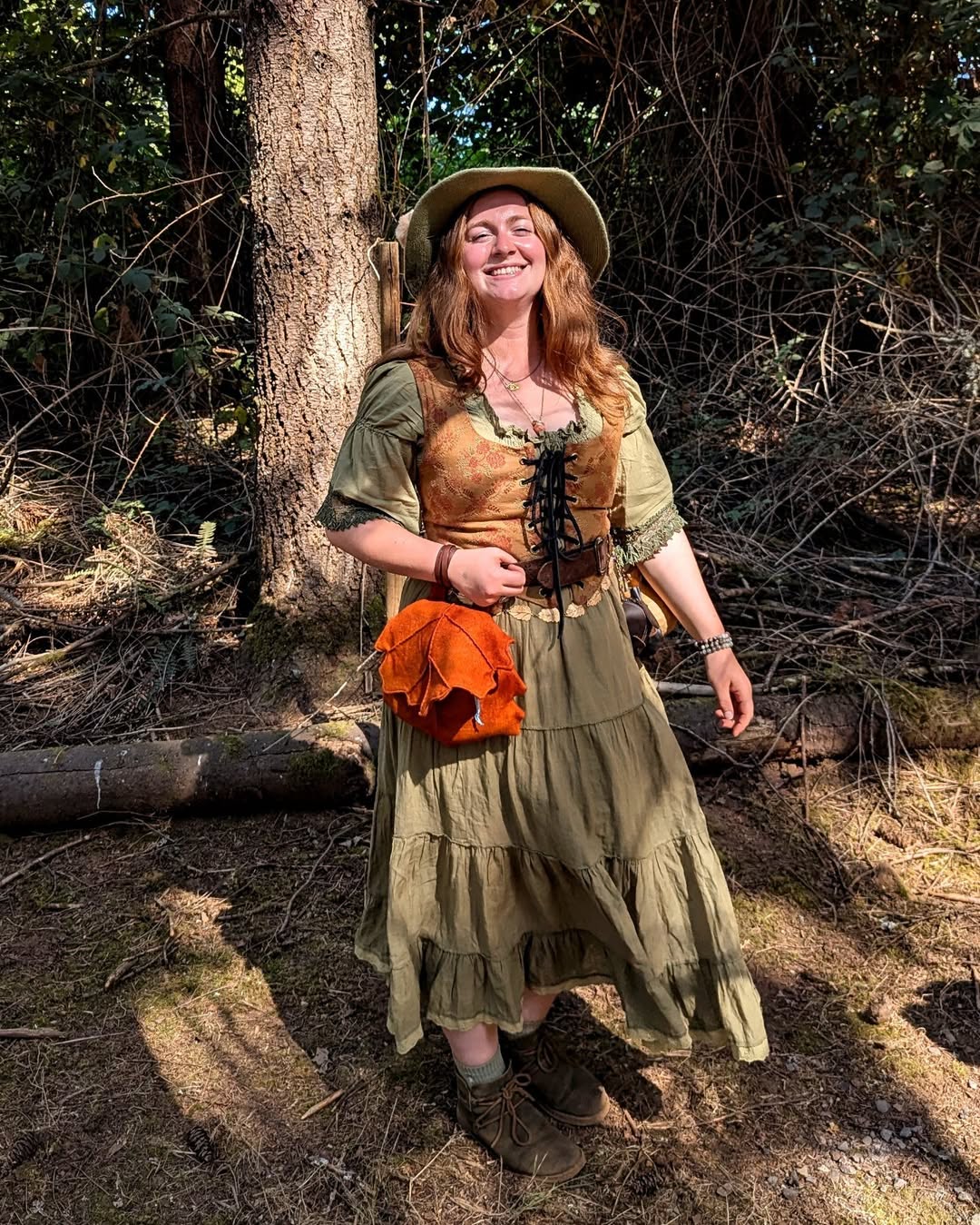 Enchanted Forest Witchy Dress and Vest Look