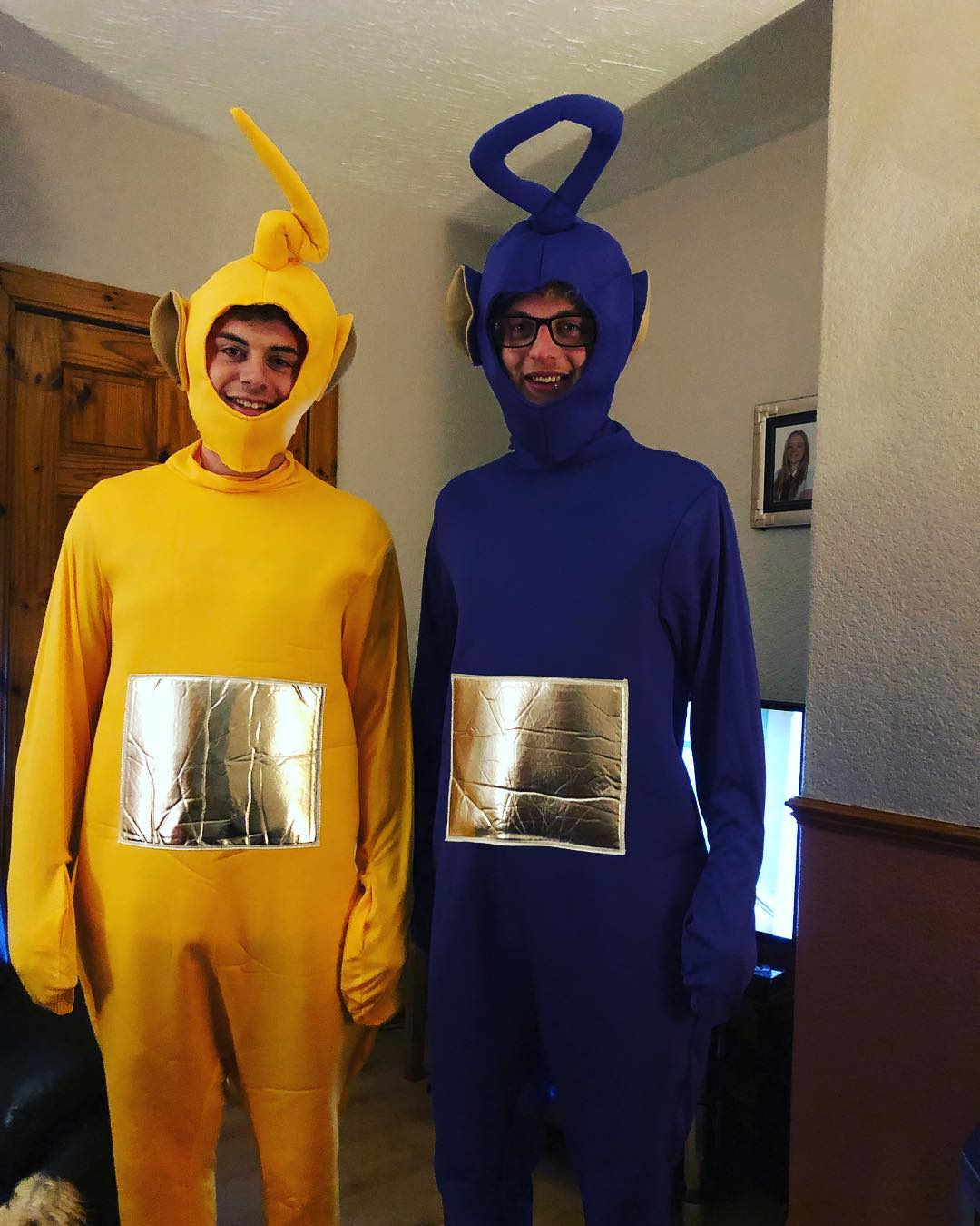 Funny Teletubby Duo Halloween Costume