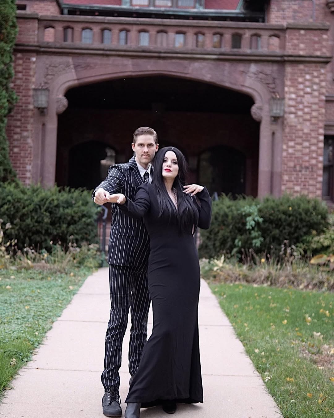 Gomez and Morticia Addams Couple Costume