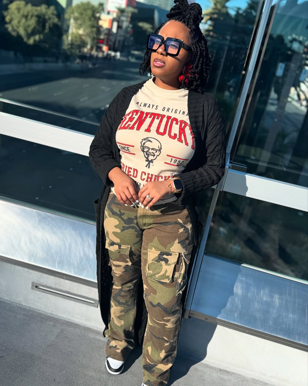 Graphic Tee and Cargo Pants Casual Cool