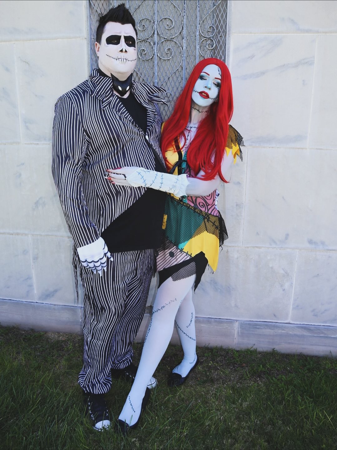Jack Skellington and Sally Couple Costume