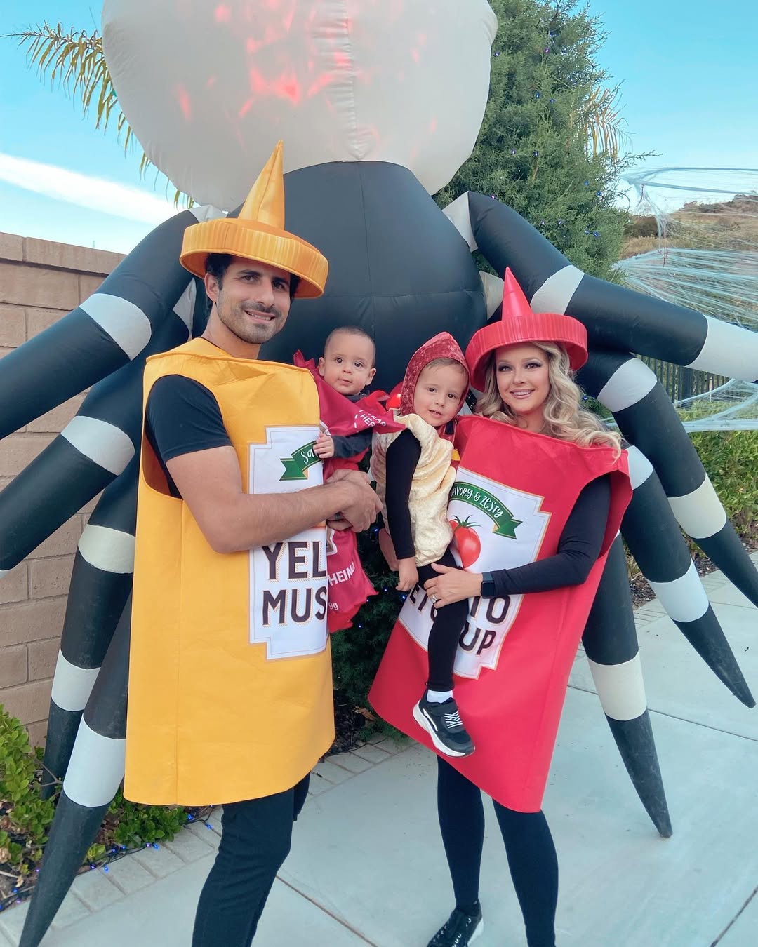 Ketchup and Mustard Halloween Family Costume