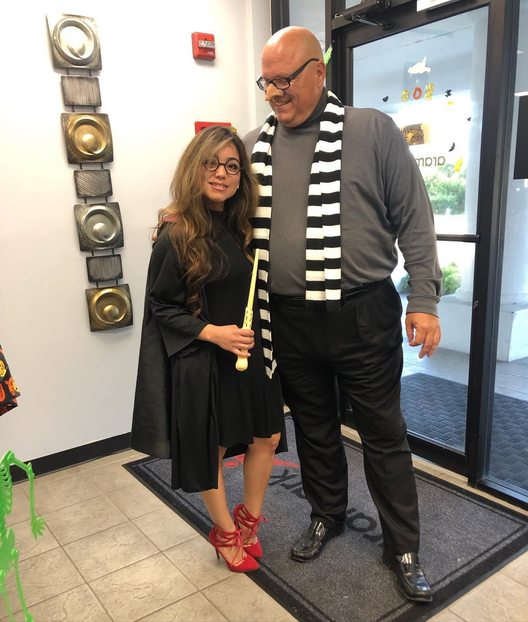 Magical Duo: Wizard and Gru Halloween Costume