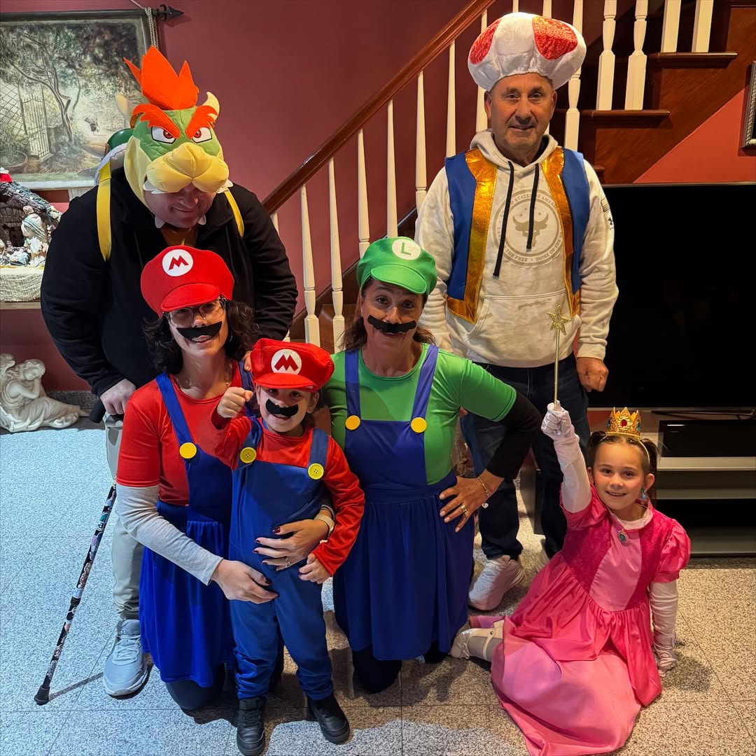 Mario Brothers Family Halloween Costumes