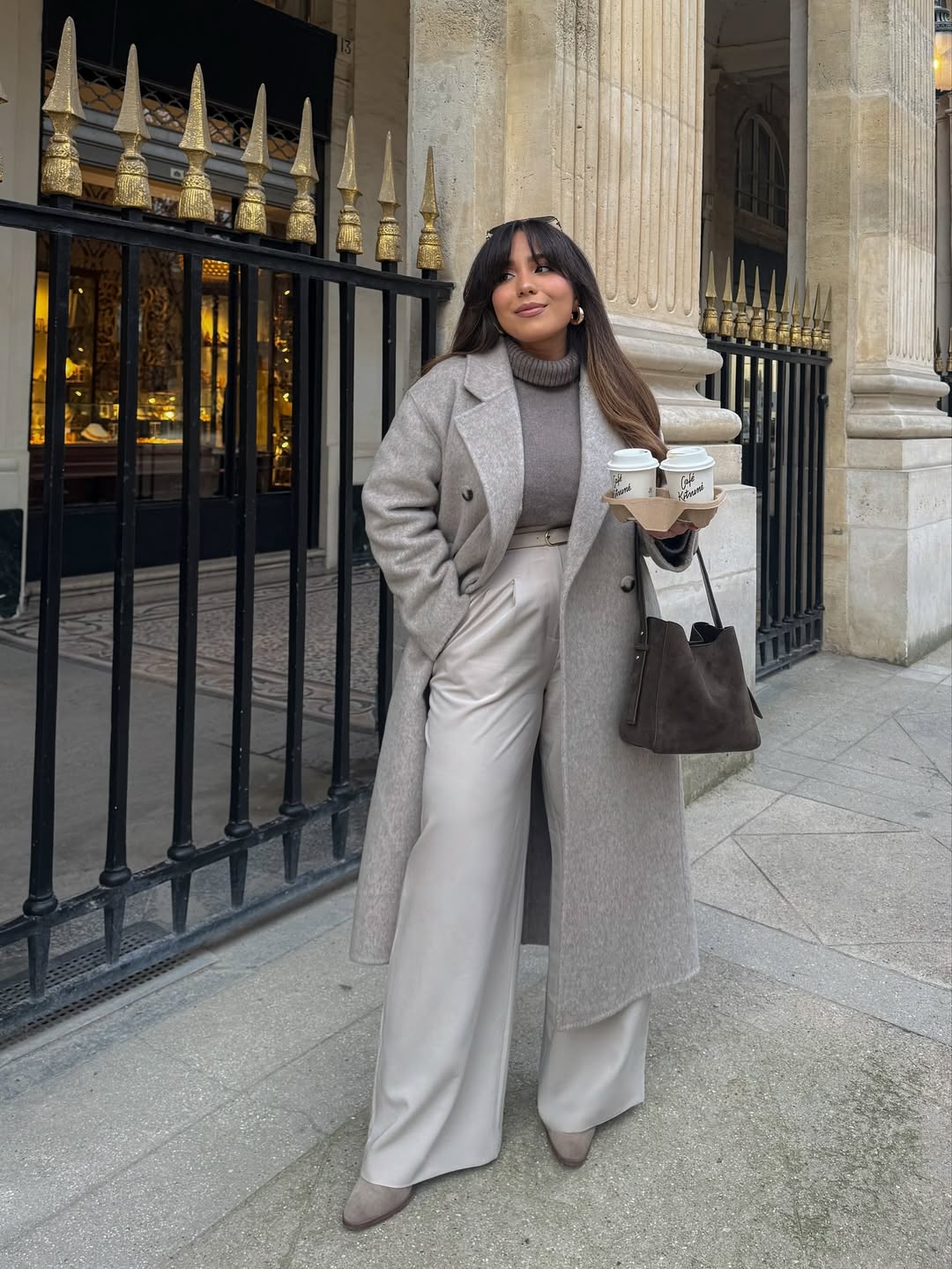 Monochrome Neutral Winter Layering