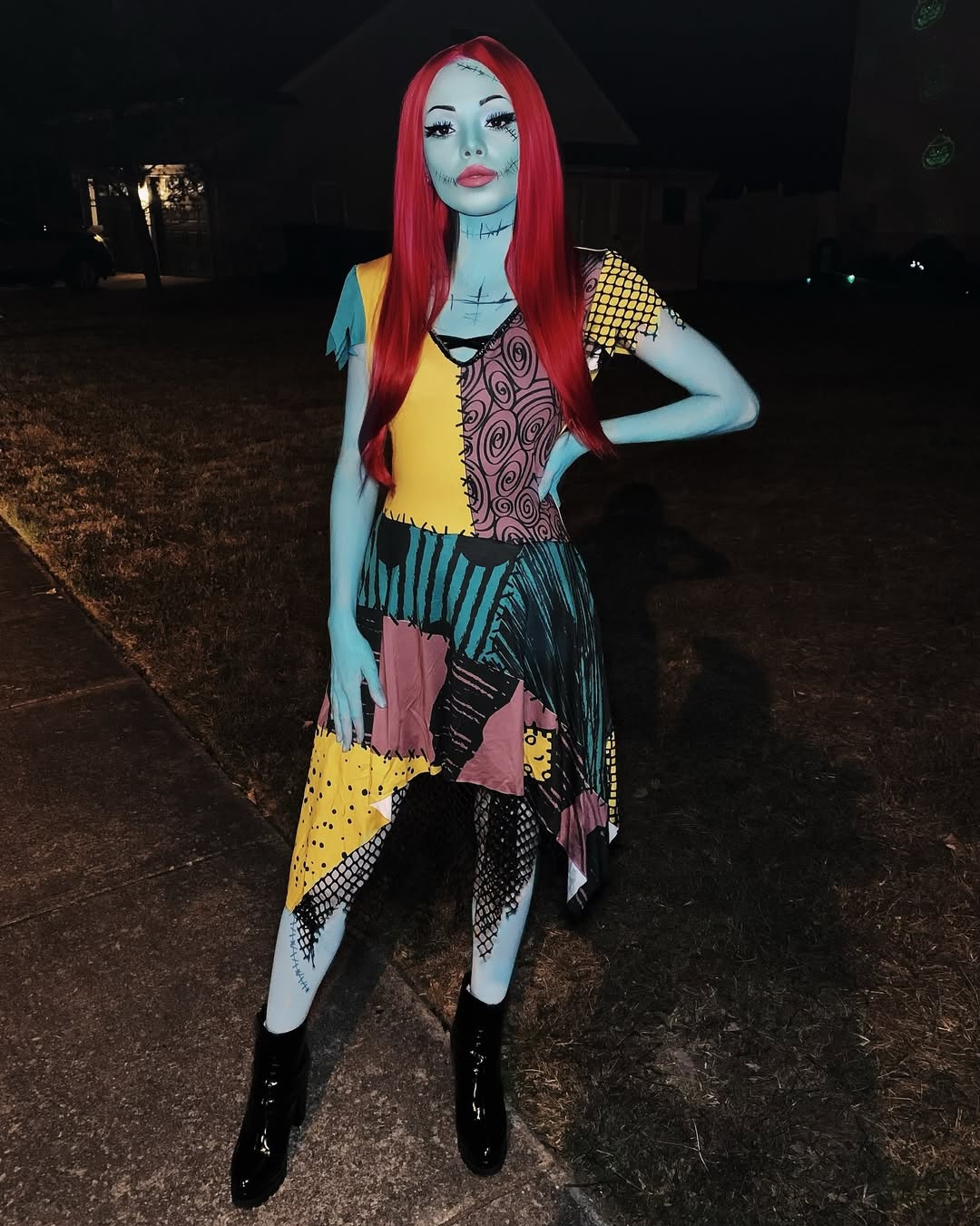 Patchwork Sally Inspired Halloween Costume