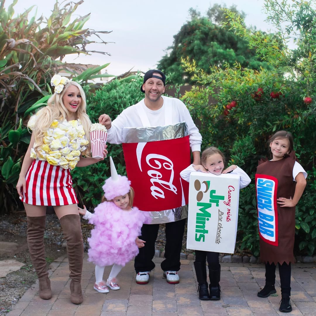 Popcorn & Soda Family Halloween Costume