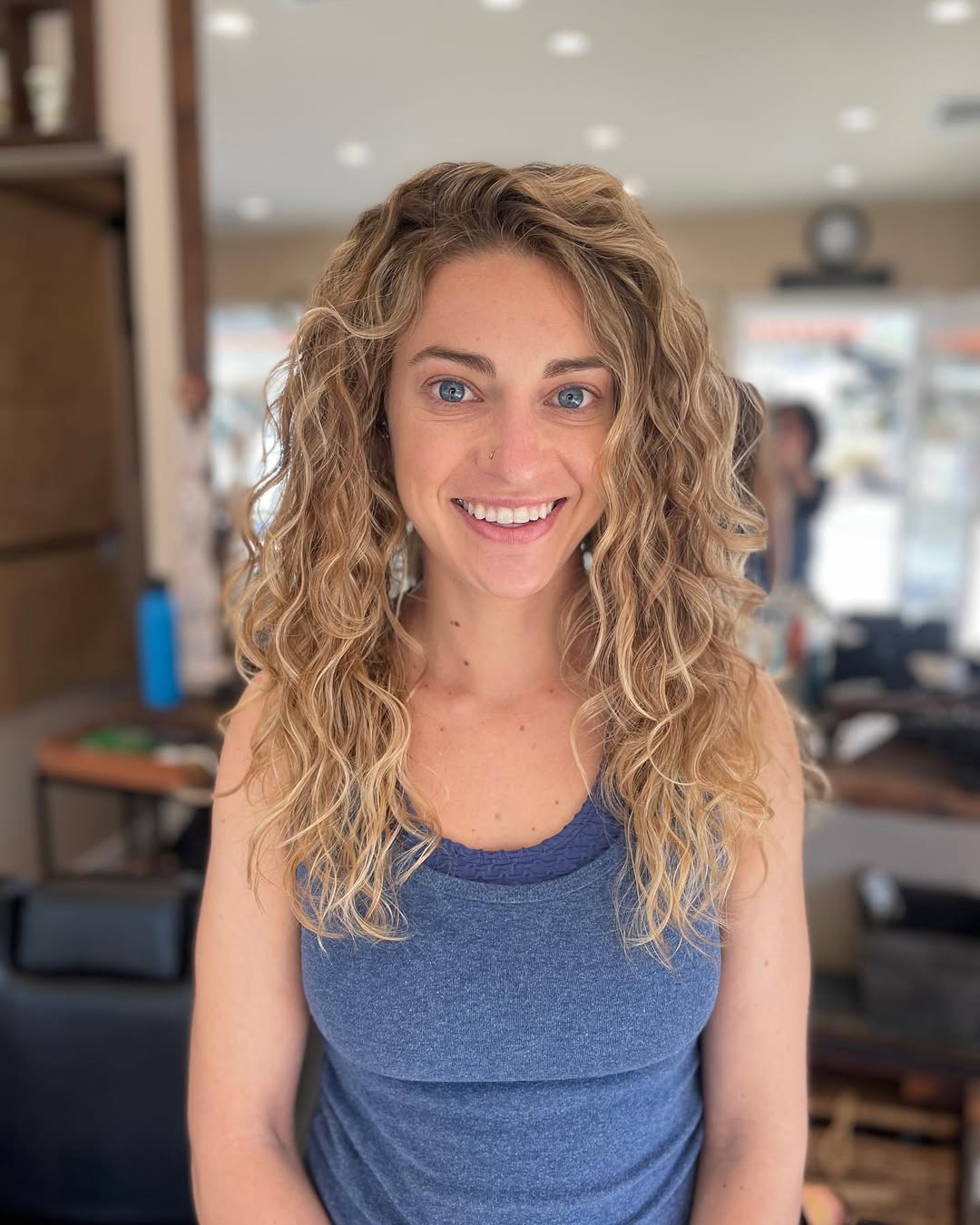 Radiant Blonde 3A Curls With Defined Shape