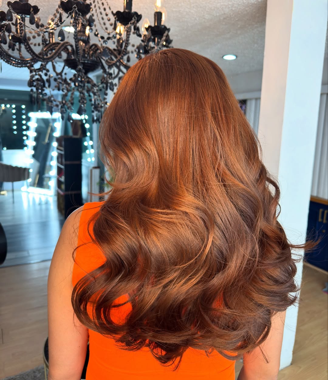 Rich Cinnamon Waves With Voluminous Bounce
