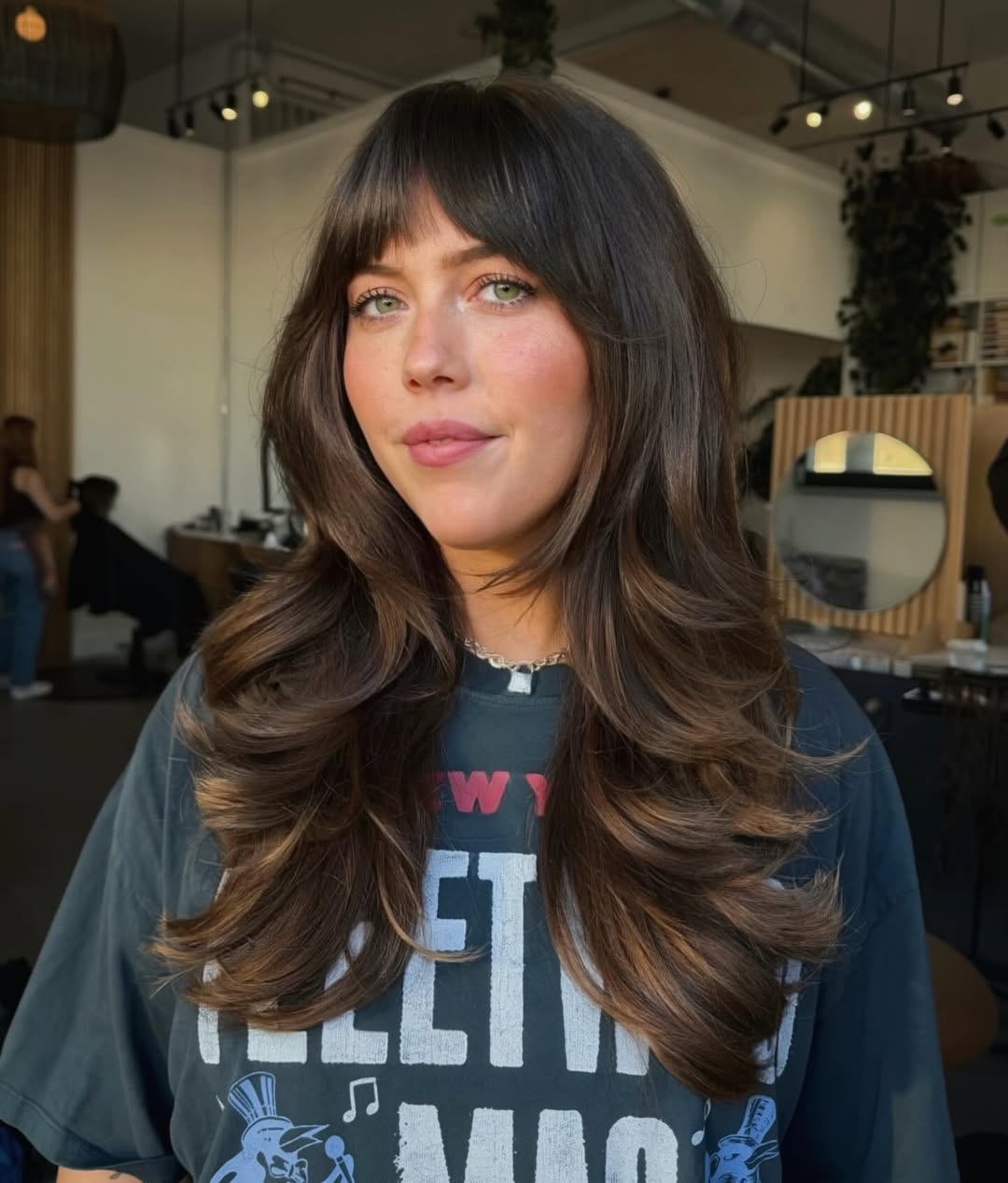 Shaggy Mocha Layers With Blended Caramel Highlights