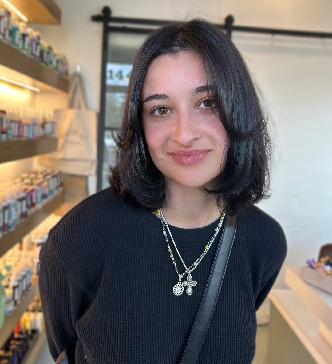 Sophisticated Layered Bob With Face-Framing Volume