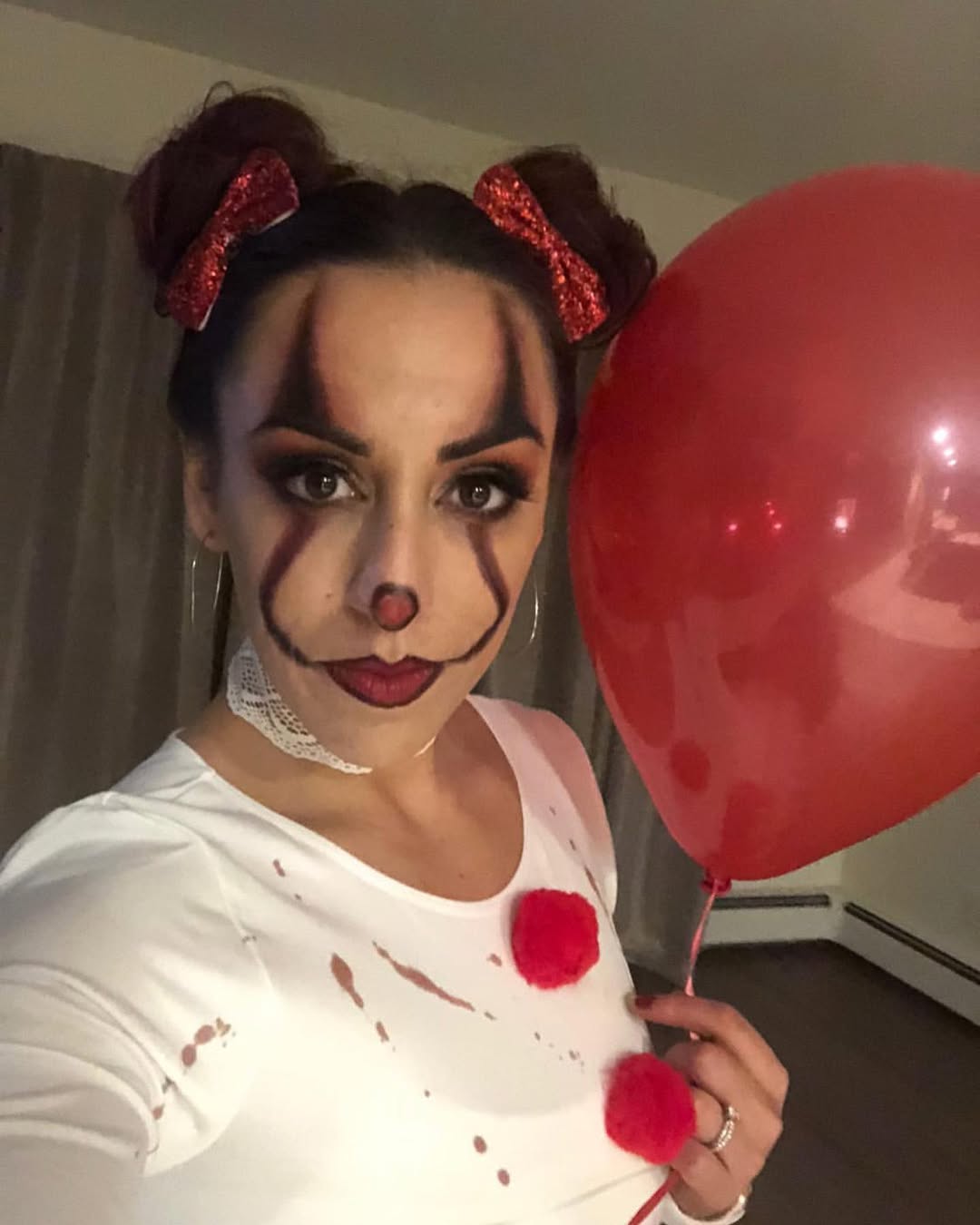Spooky Space Buns With Glitter Bows