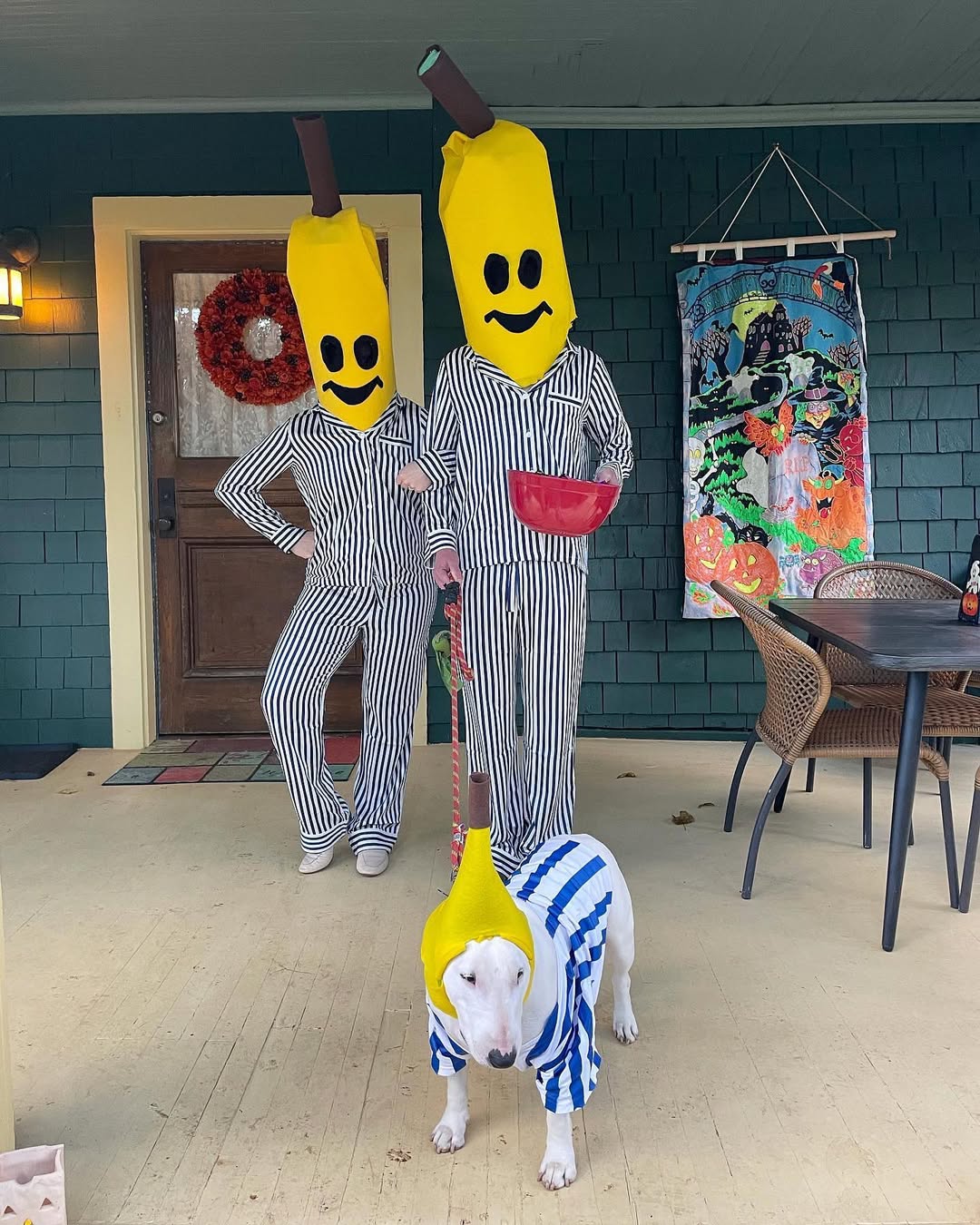 Striped Pajama Halloween Trio Costume