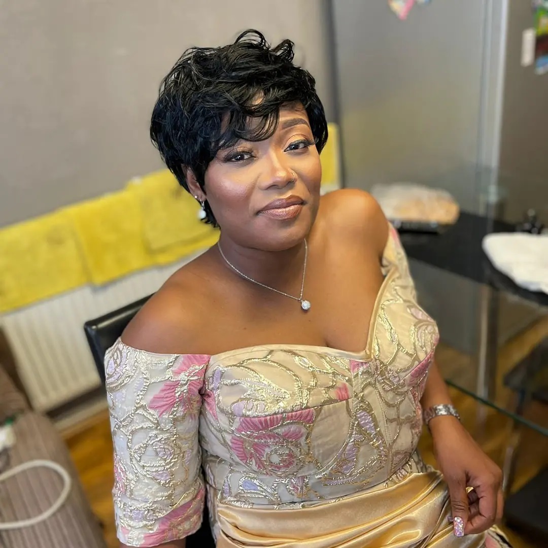 Styled Pixie Cut With Finger Waves