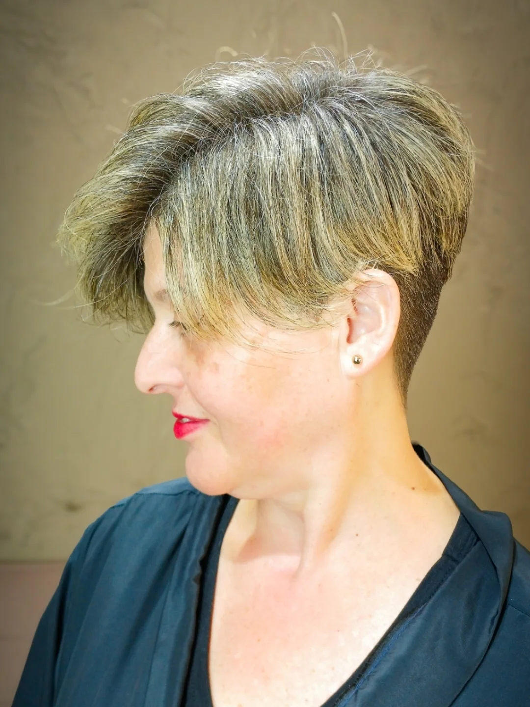 Undercut Pixie With Long Face-Framing Bangs
