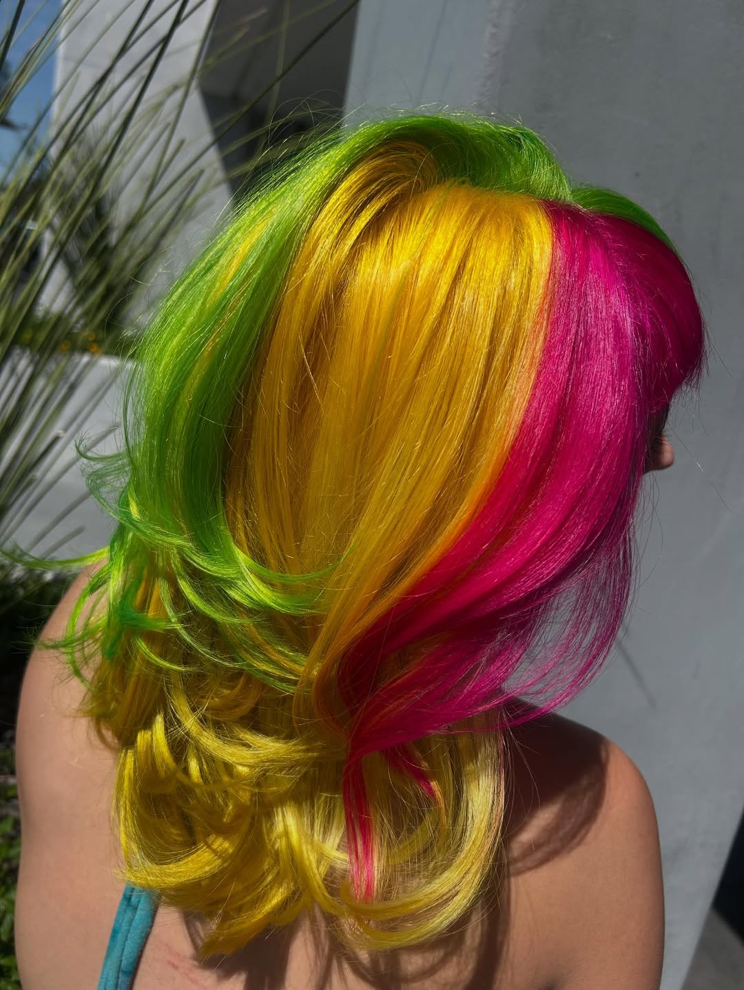 Vibrant Rainbow Clown Core Long Layers