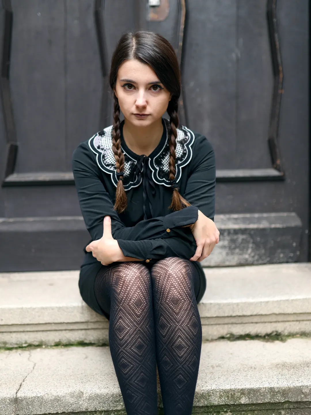 Wednesday Addams Inspired Halloween Costume