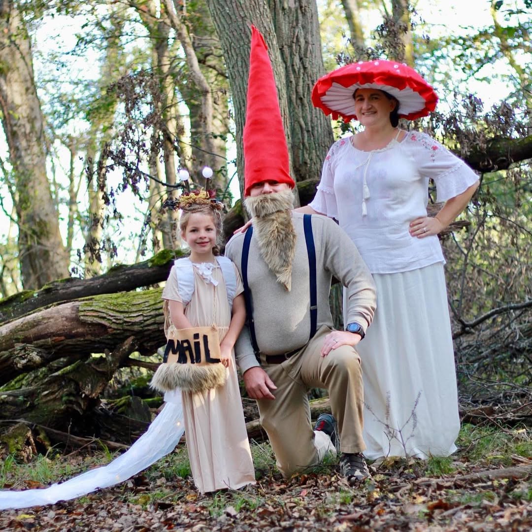 Whimsical Gnome And Mushroom Couple Halloween Costume