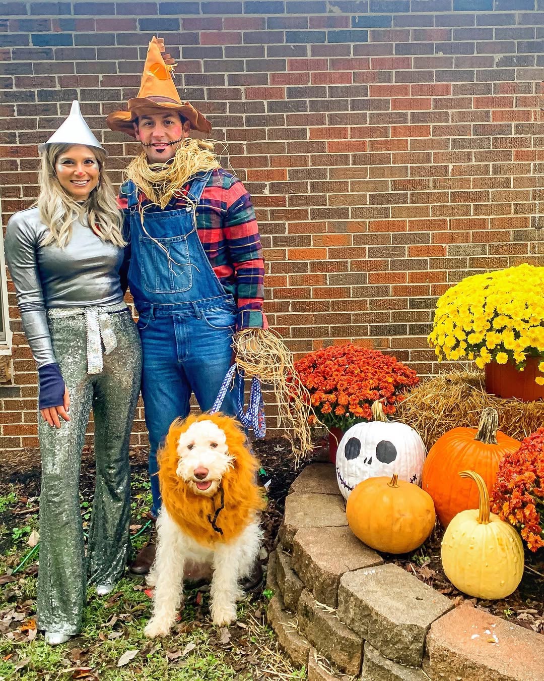 Wizard of Oz Tin Woman and Scarecrow Couples Costume