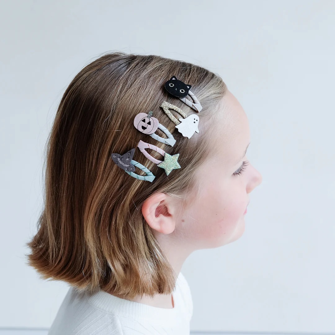 Adorable Halloween Hair Clips for Kids