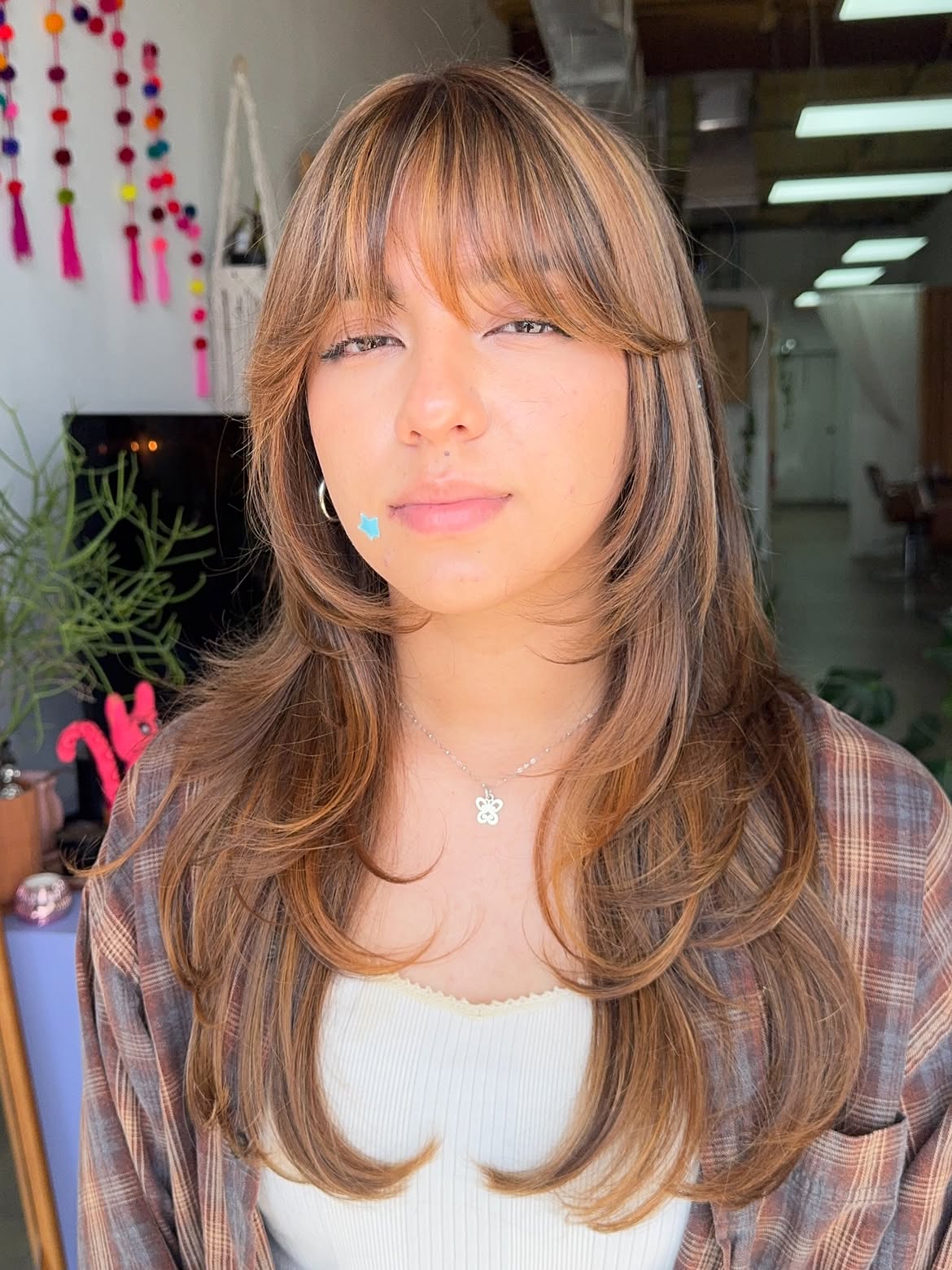 Cascading Layers With Honey Blonde Highlights