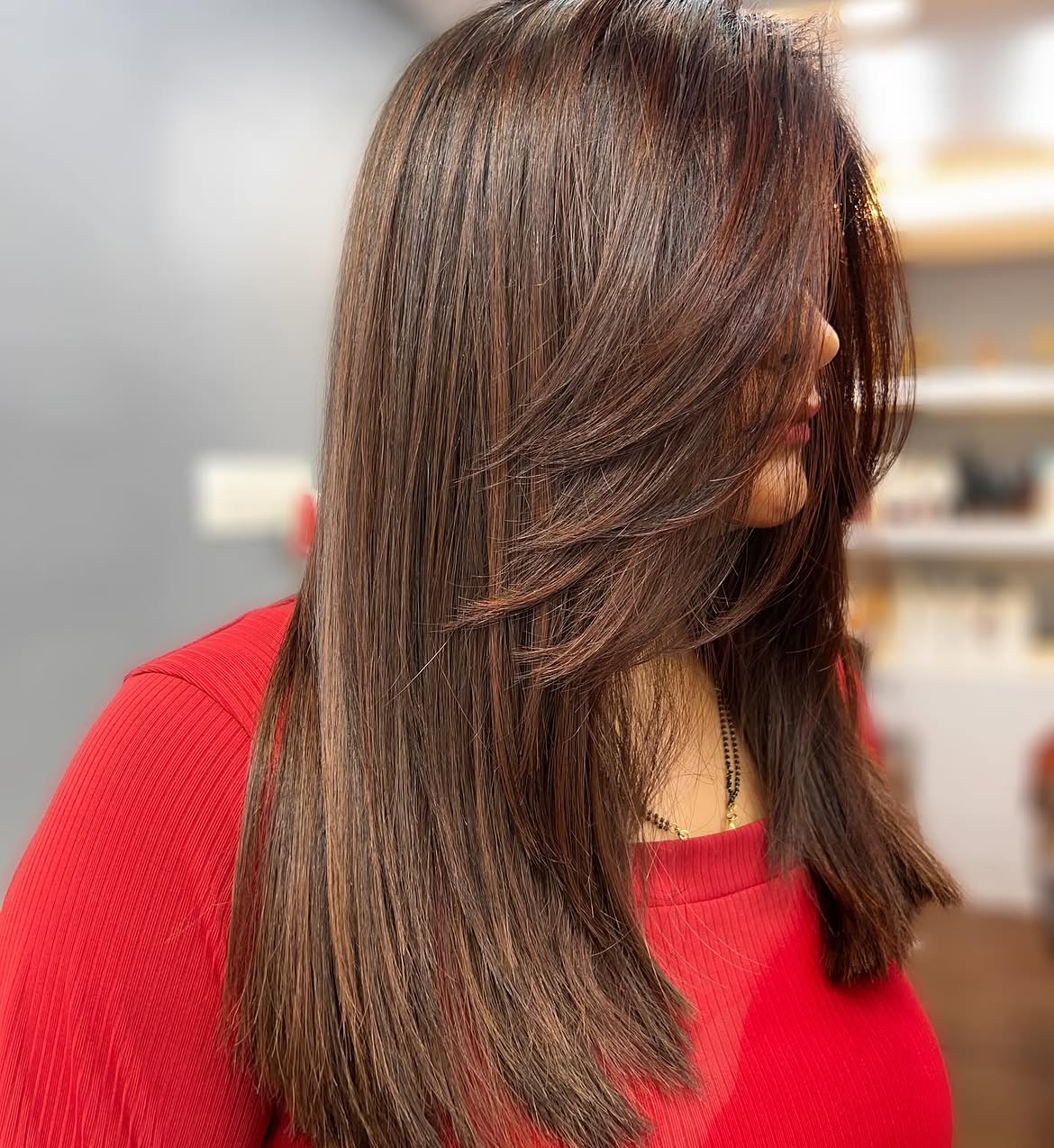 Cinnamon Kissed Layers With Subtle Red Undertones