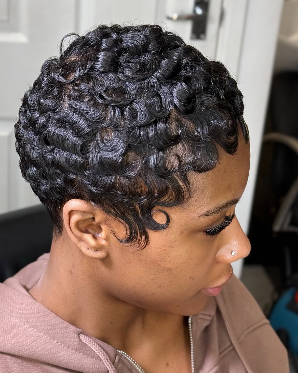 Classic Finger Waves Short Cut