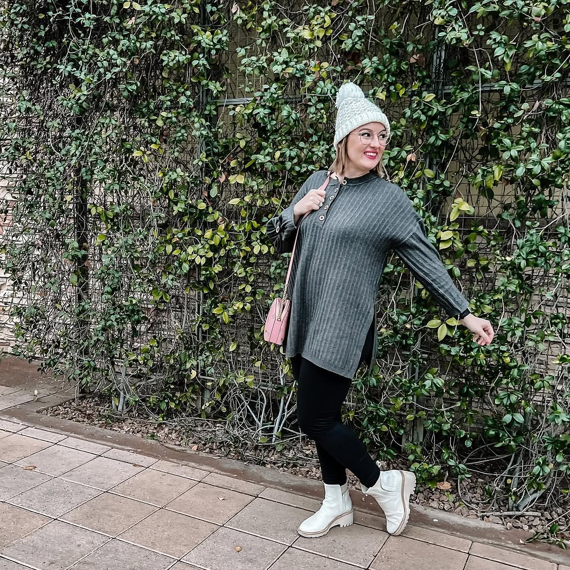 Cozy Tunic And Leggings Winter Street Style