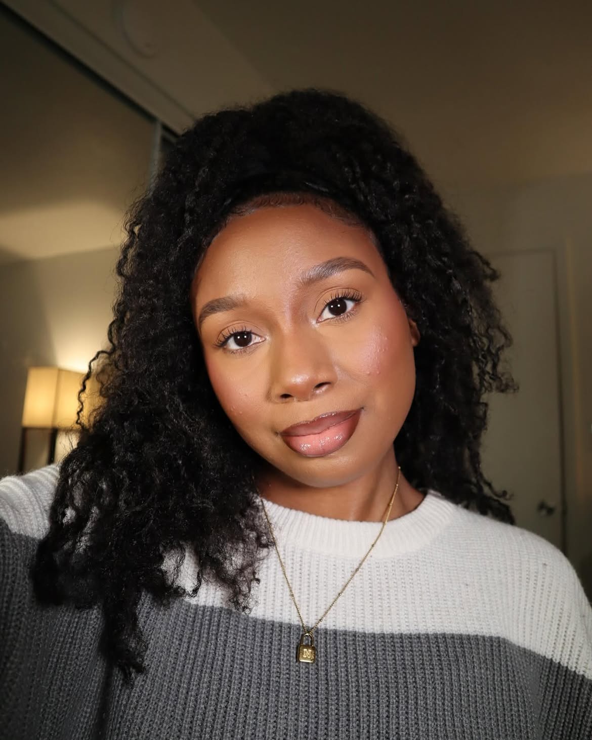 Defined Curls With Voluminous Natural Texture