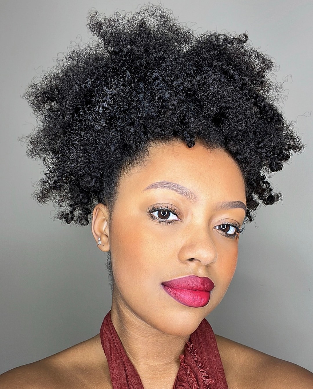 High Puff Fro With Defined Coils