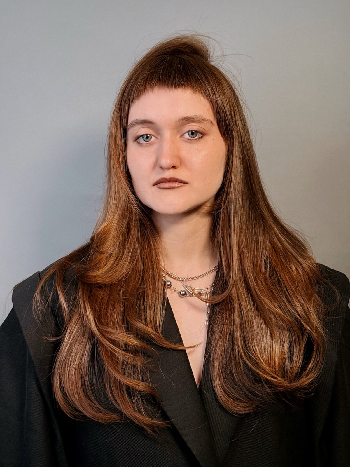 Modern Mullet With Copper Tones