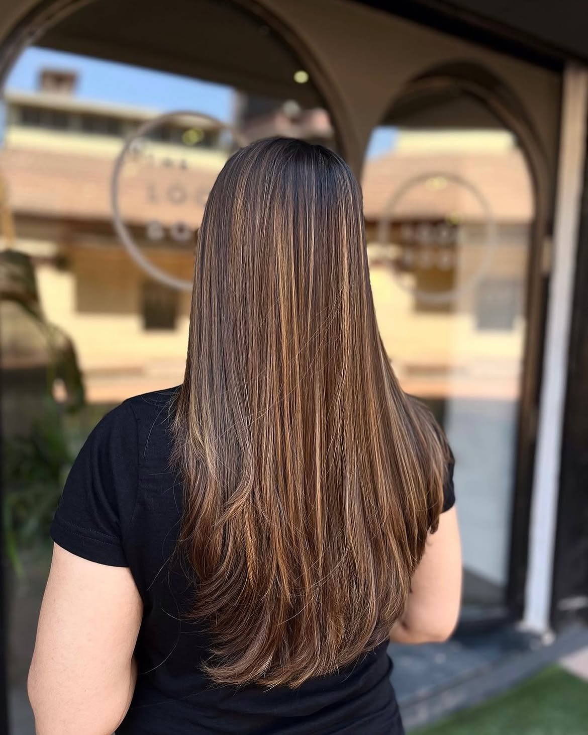 Rich Chocolate Brown Hair With Caramel Highlights
