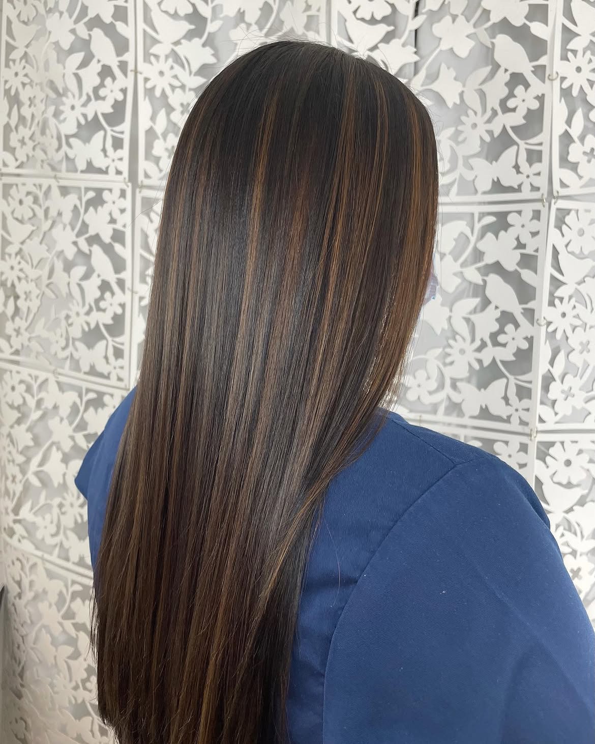 Rich Espresso Brown With Caramel Ribbons