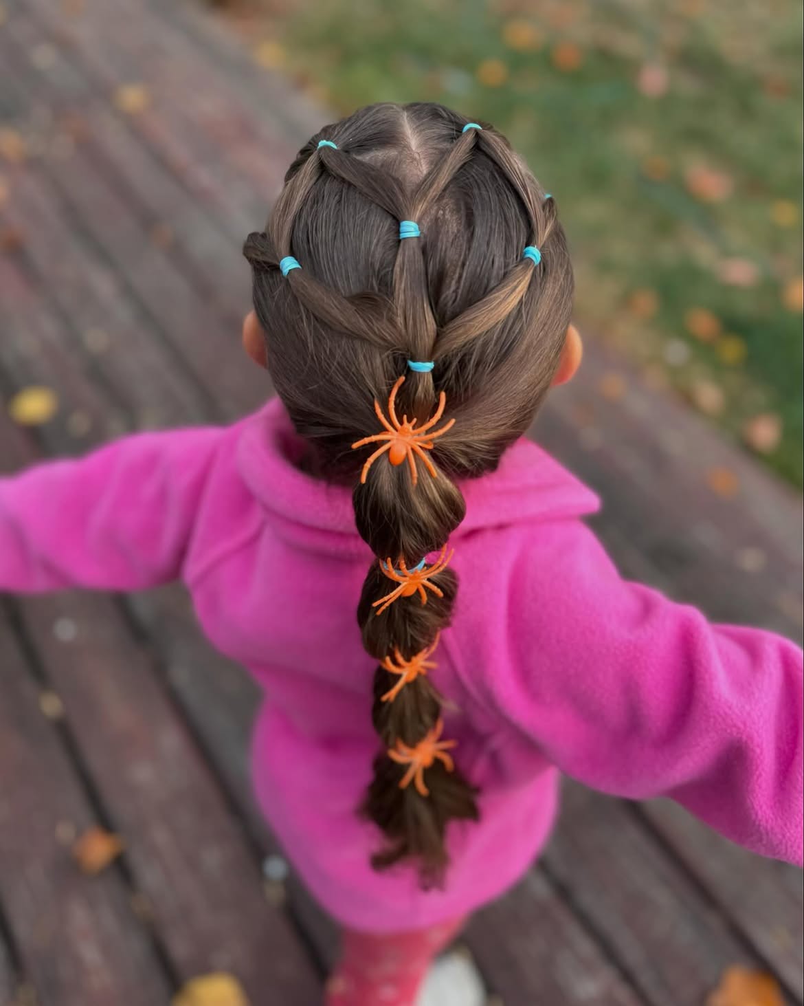 Spooky Spider Web Braids For Halloween