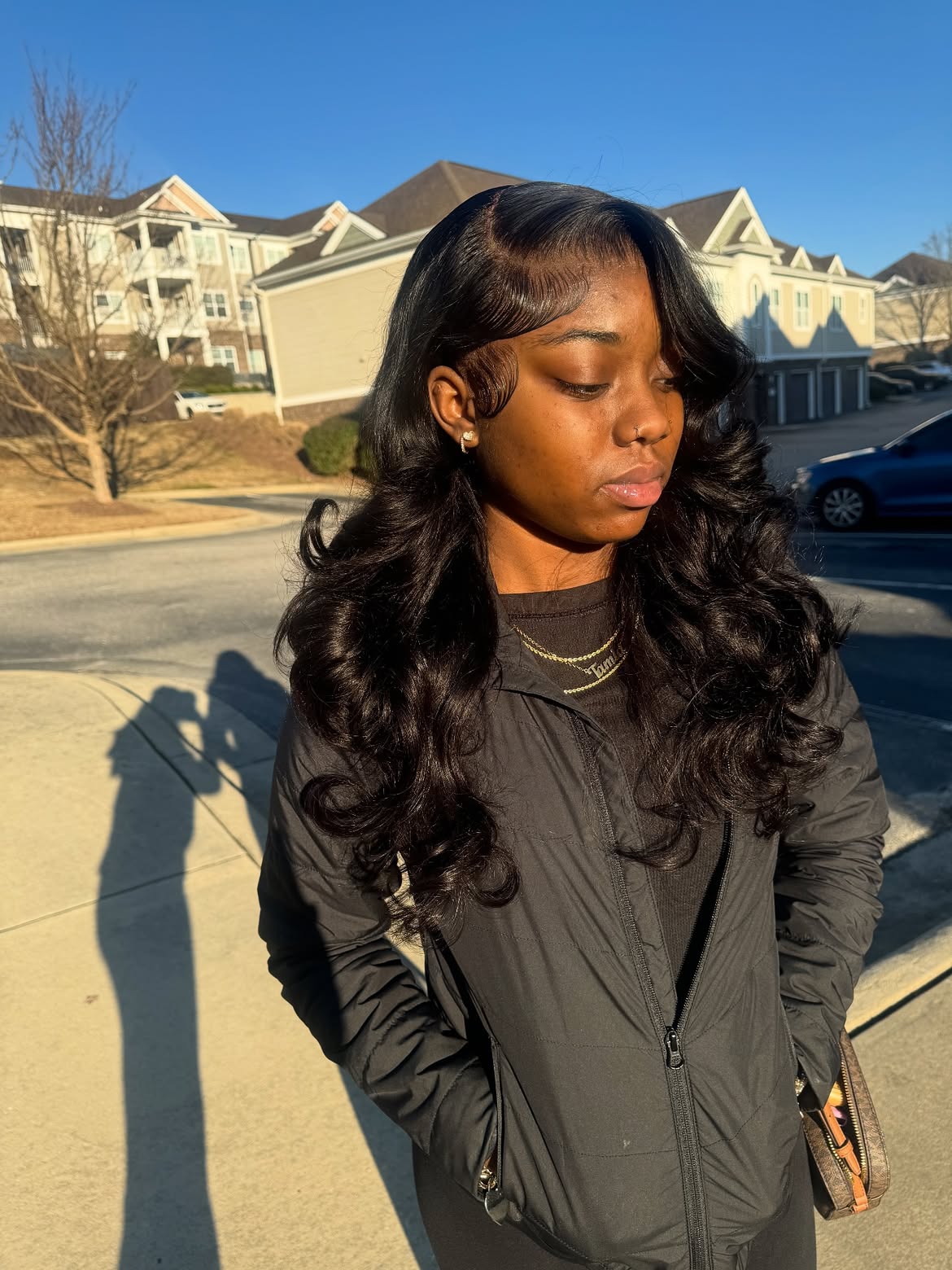 Voluminous Blowout With Sculpted Face-Framing Curls