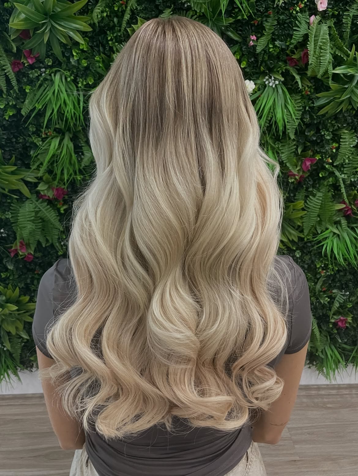 Beachy Blonde Waves With Face Framing Layers