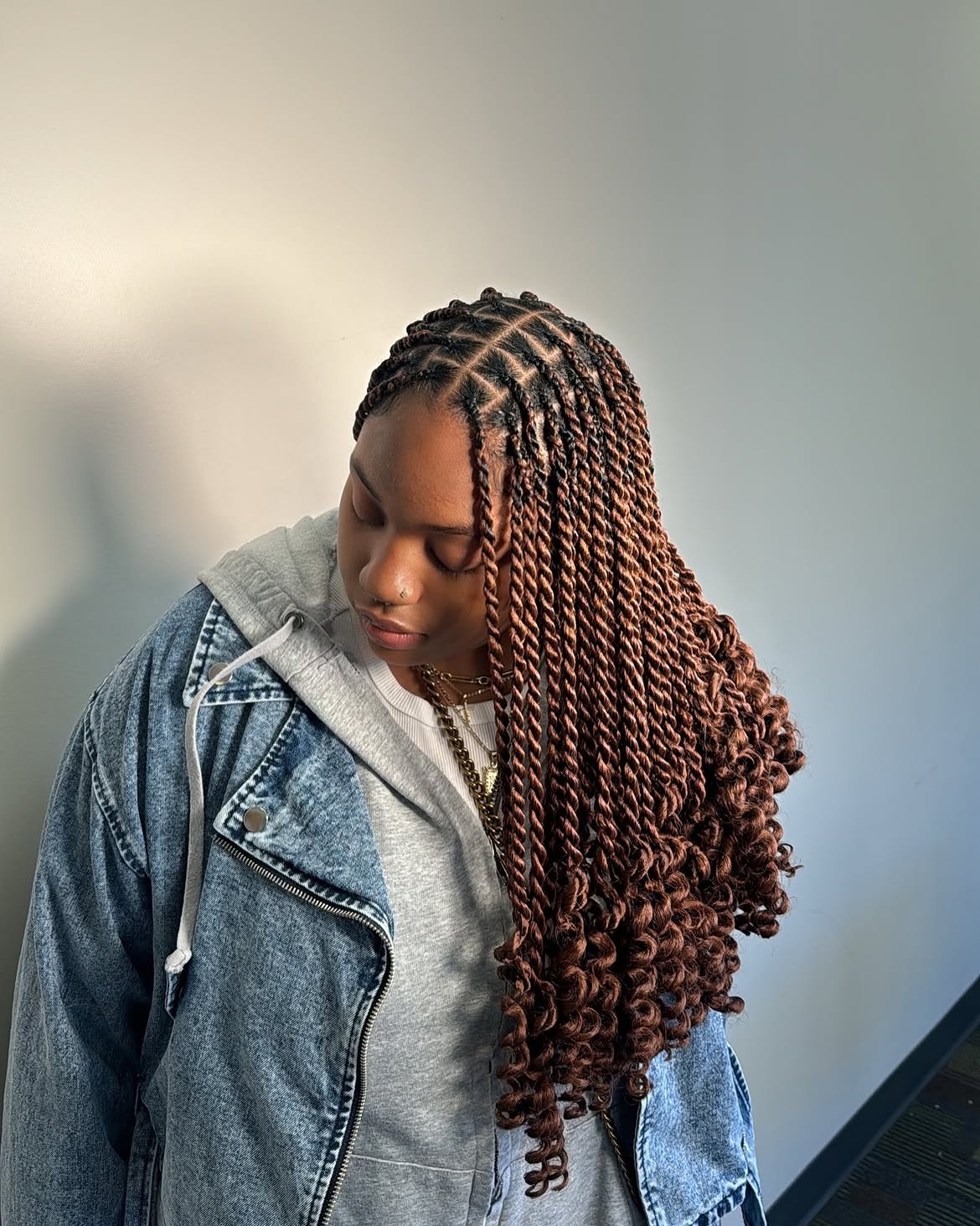 Boho Passion Twists With Curly Ends