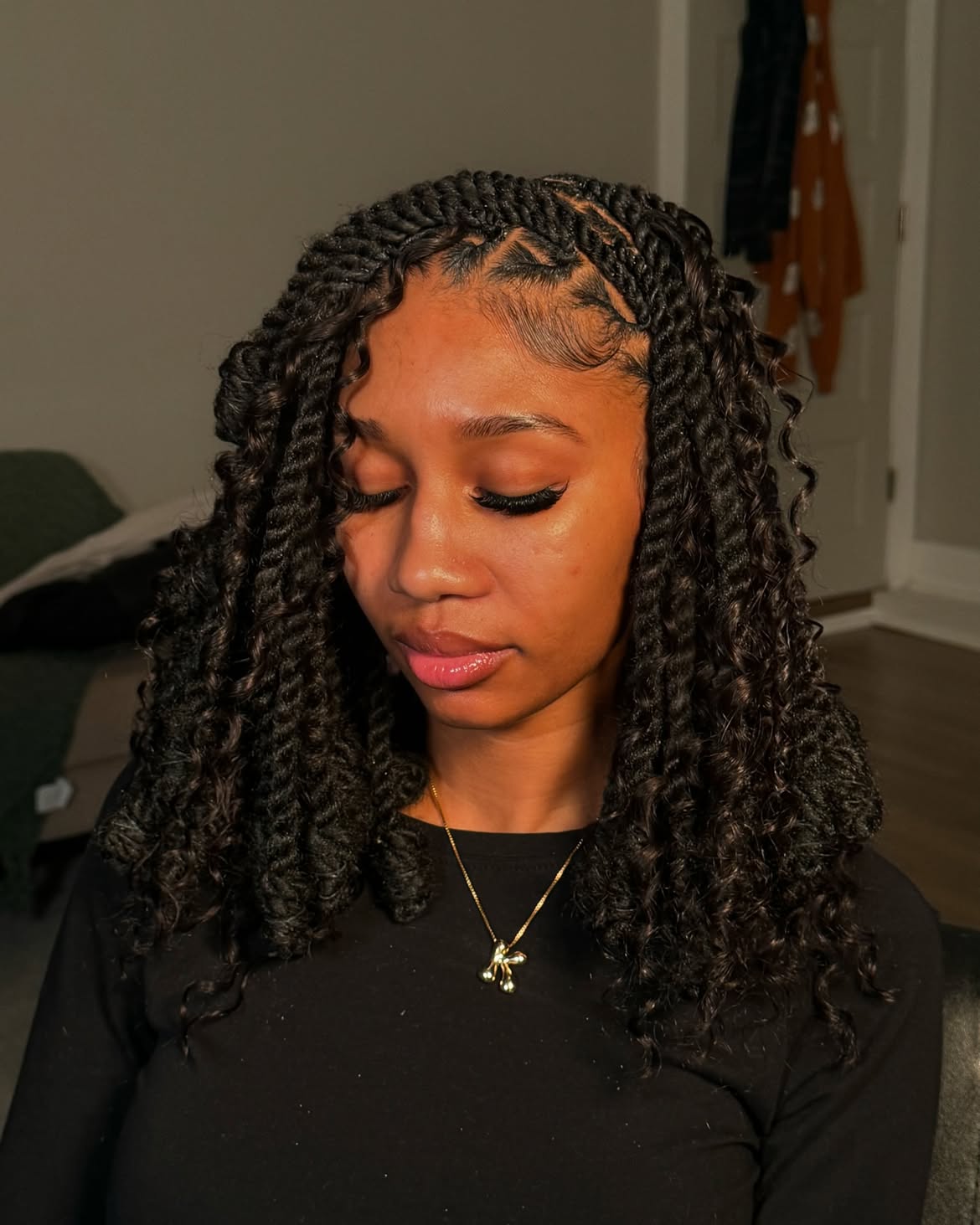 Boho Passion Twists With Defined Curly Ends