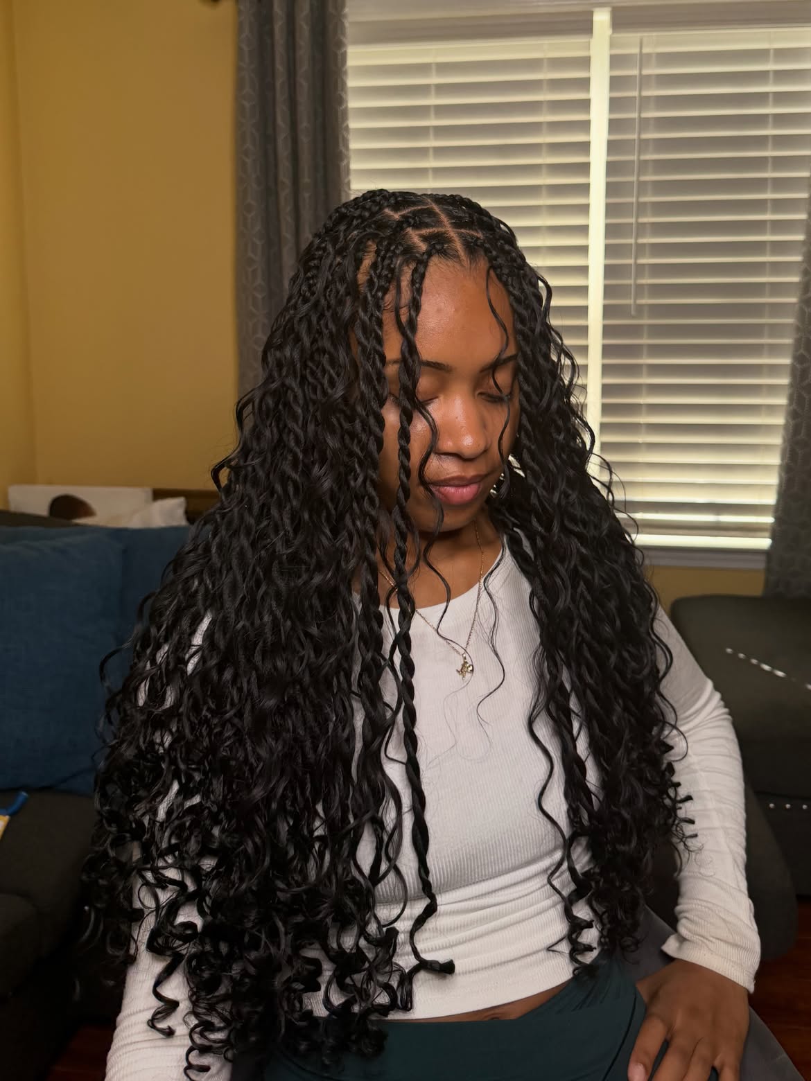 Boho Passion Twists With Loose Curly Ends
