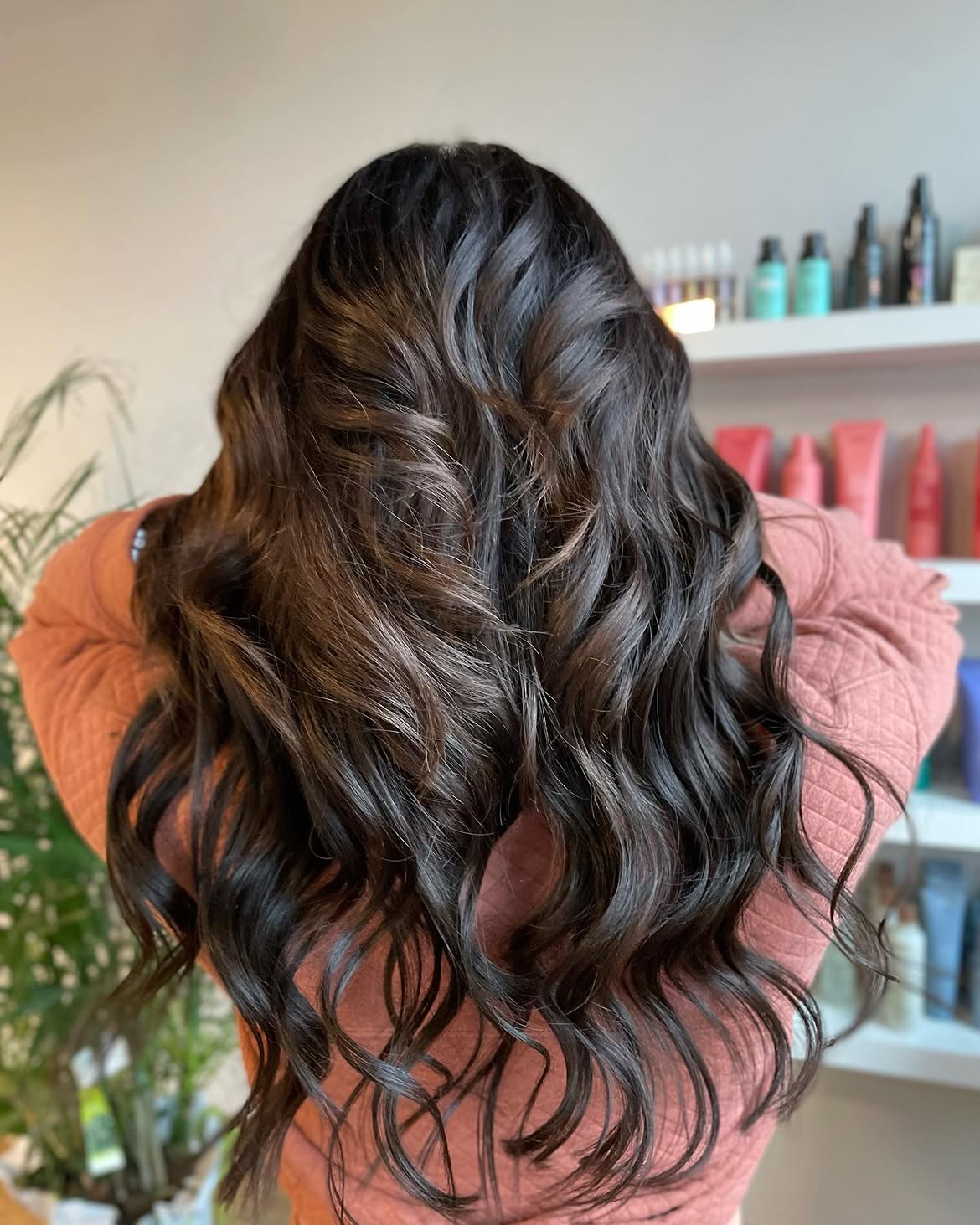 Chocolate Brown Waves With Subtle Caramel Highlights